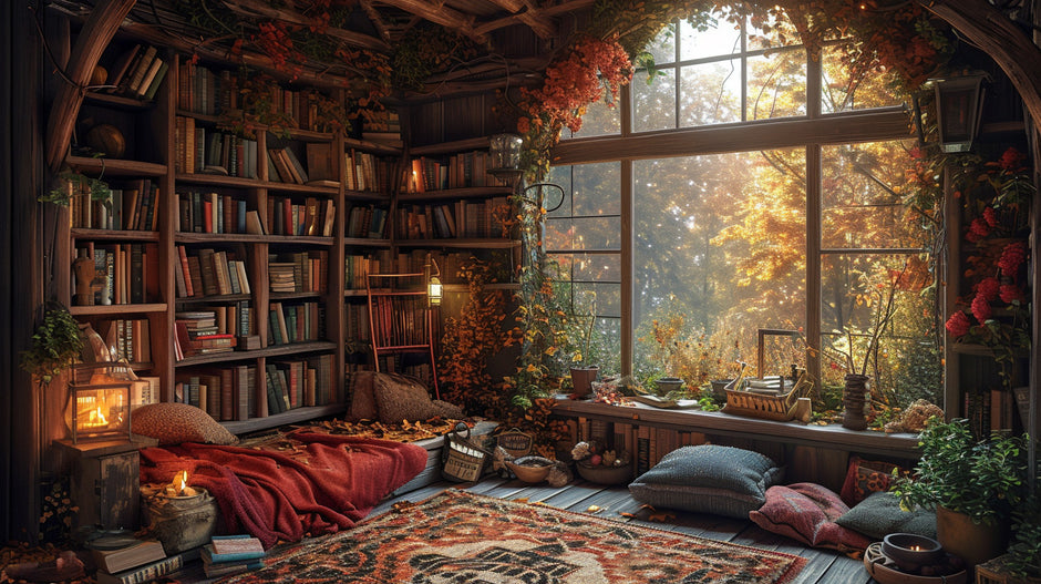 Comfy hygge tea room